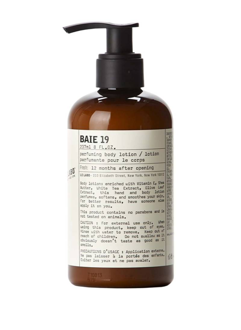 Le Labo Baie 19 Body Lotion 237 ml von LE LABO