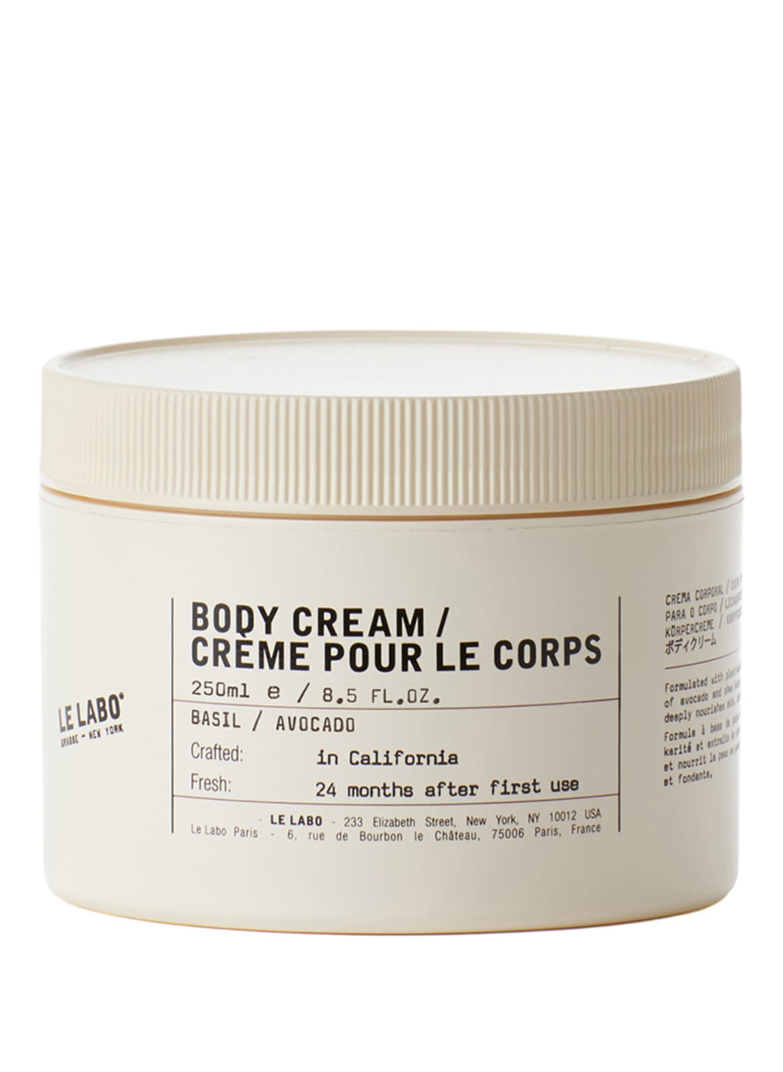 Le Labo Basil / Avocado Body Cream 250 ml von LE LABO