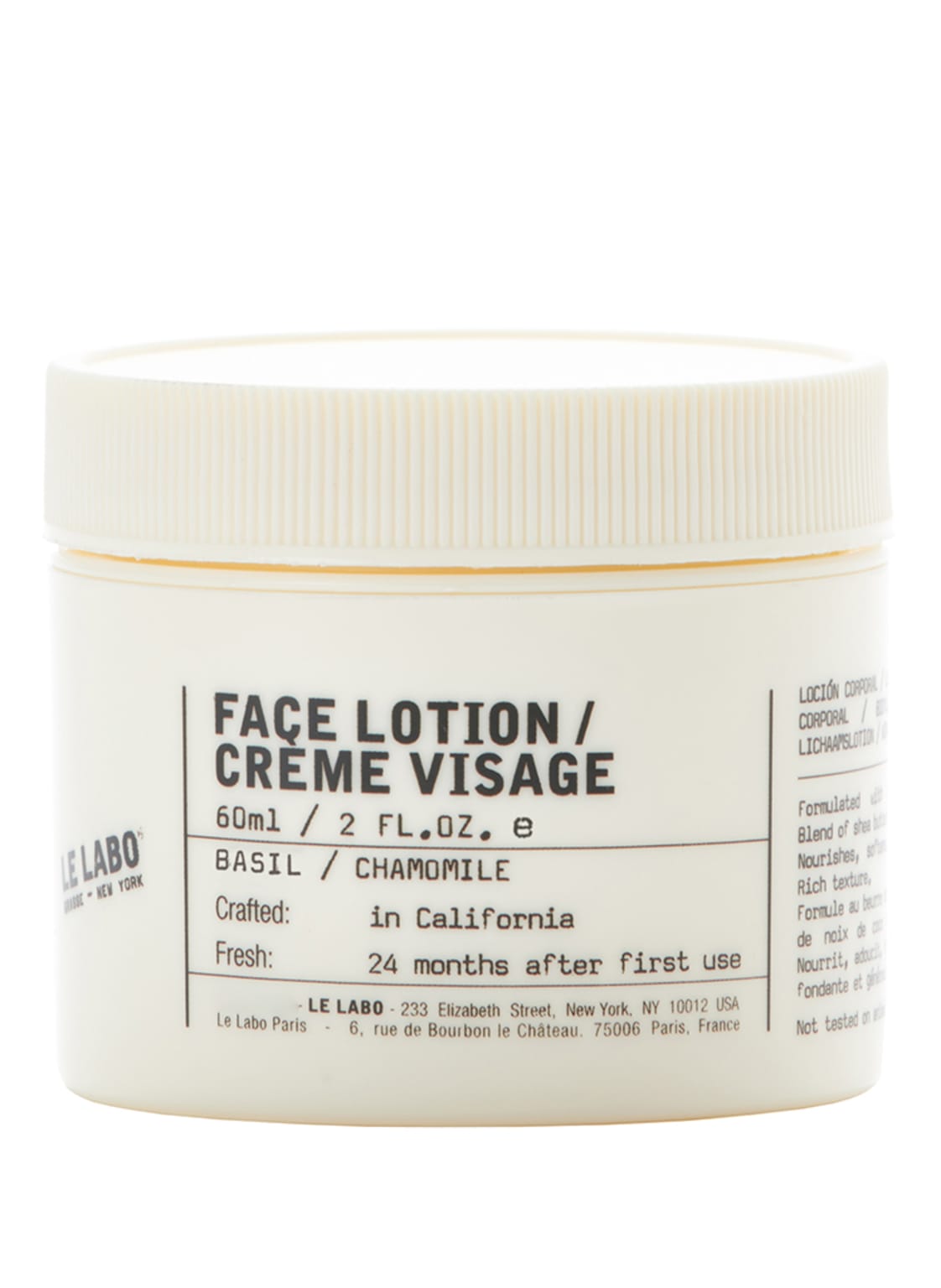 Le Labo Basil / Chamolile Face Lotion 60 ml von LE LABO