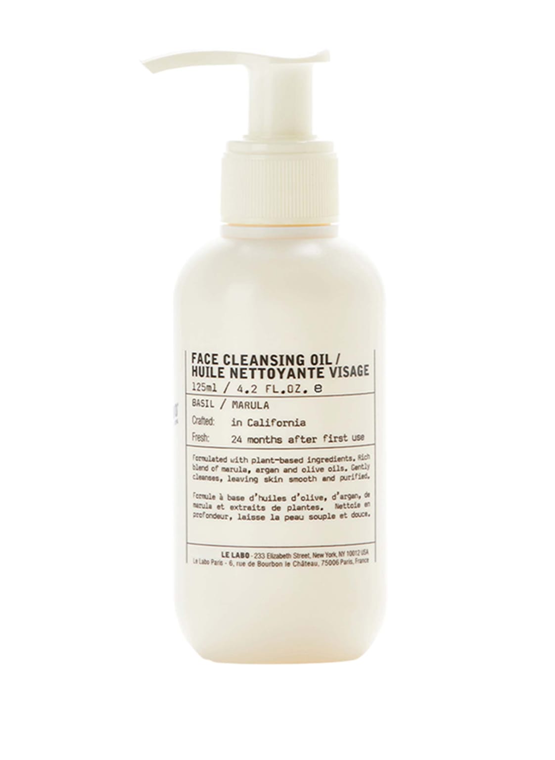 Le Labo Basil / Marula Face Cleansing Oil 125 ml von LE LABO