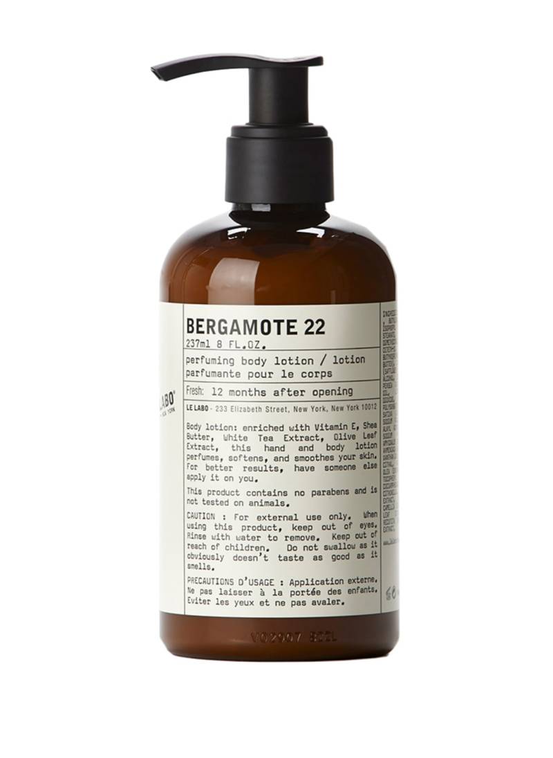 Le Labo Bergamote 22 Perfuming Body Lotion 237 ml von LE LABO