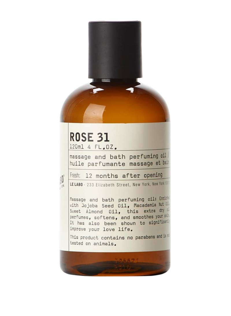 Le Labo Rose 31 Massage and Bath Perfuming Oil 120 ml von LE LABO