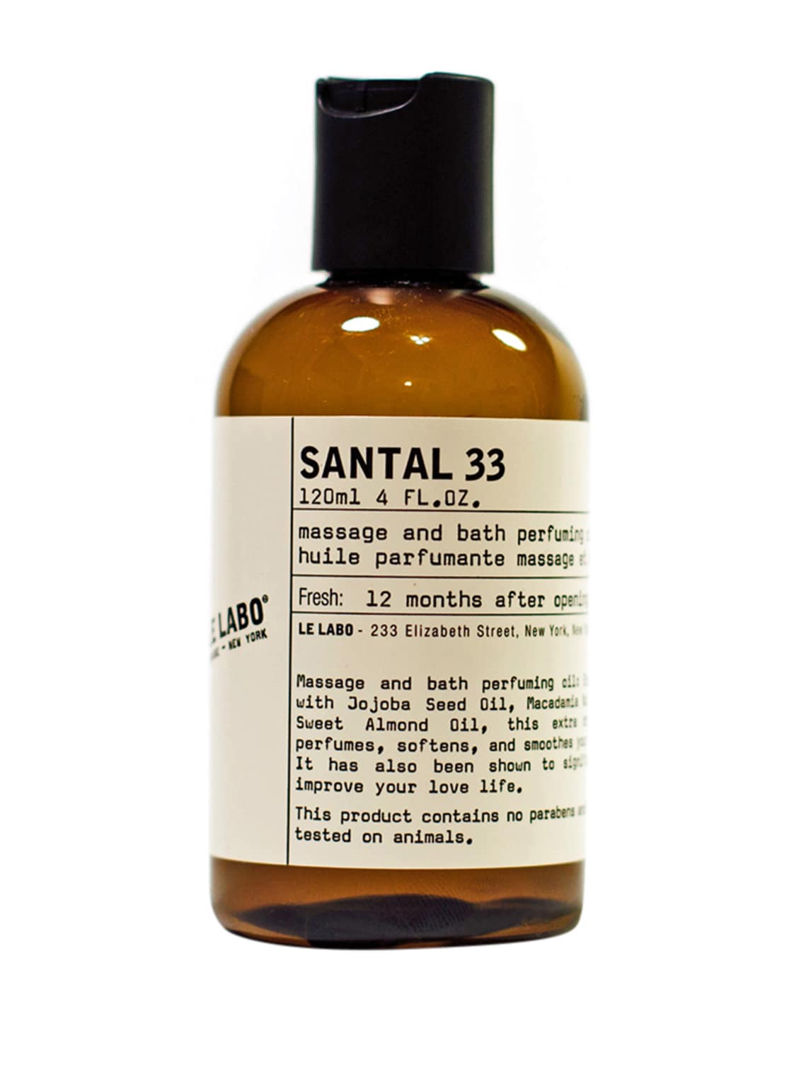 Le Labo Santal 33 Massage & Bath Oil 120 ml von LE LABO