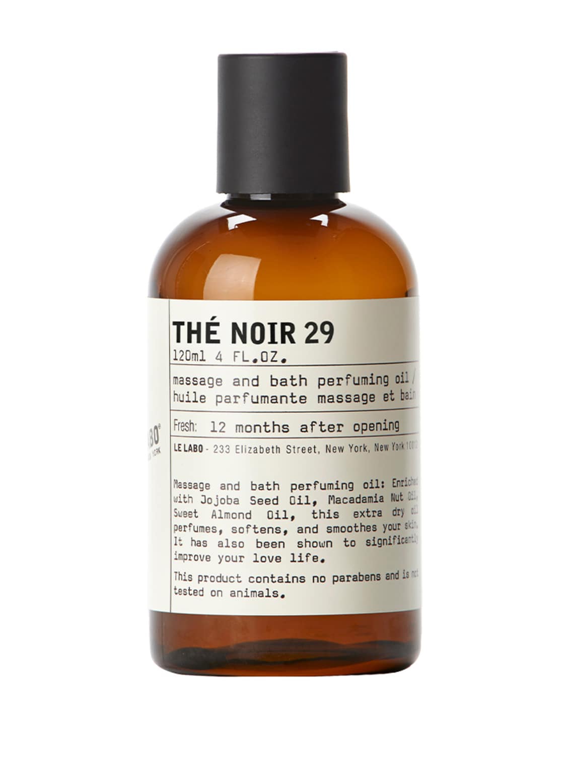 Le Labo Thé Noir 29 Massage and Bath Perfuming Oil 120 ml von LE LABO