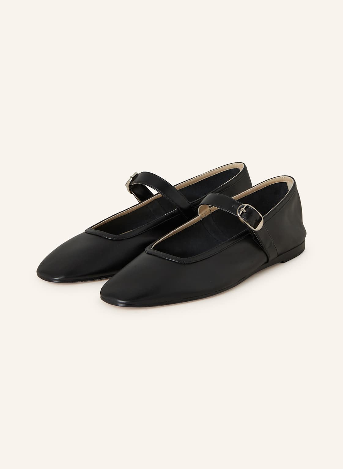 Le Monde Béryl Mary-Jane-Ballerinas schwarz von LE MONDE BÉRYL