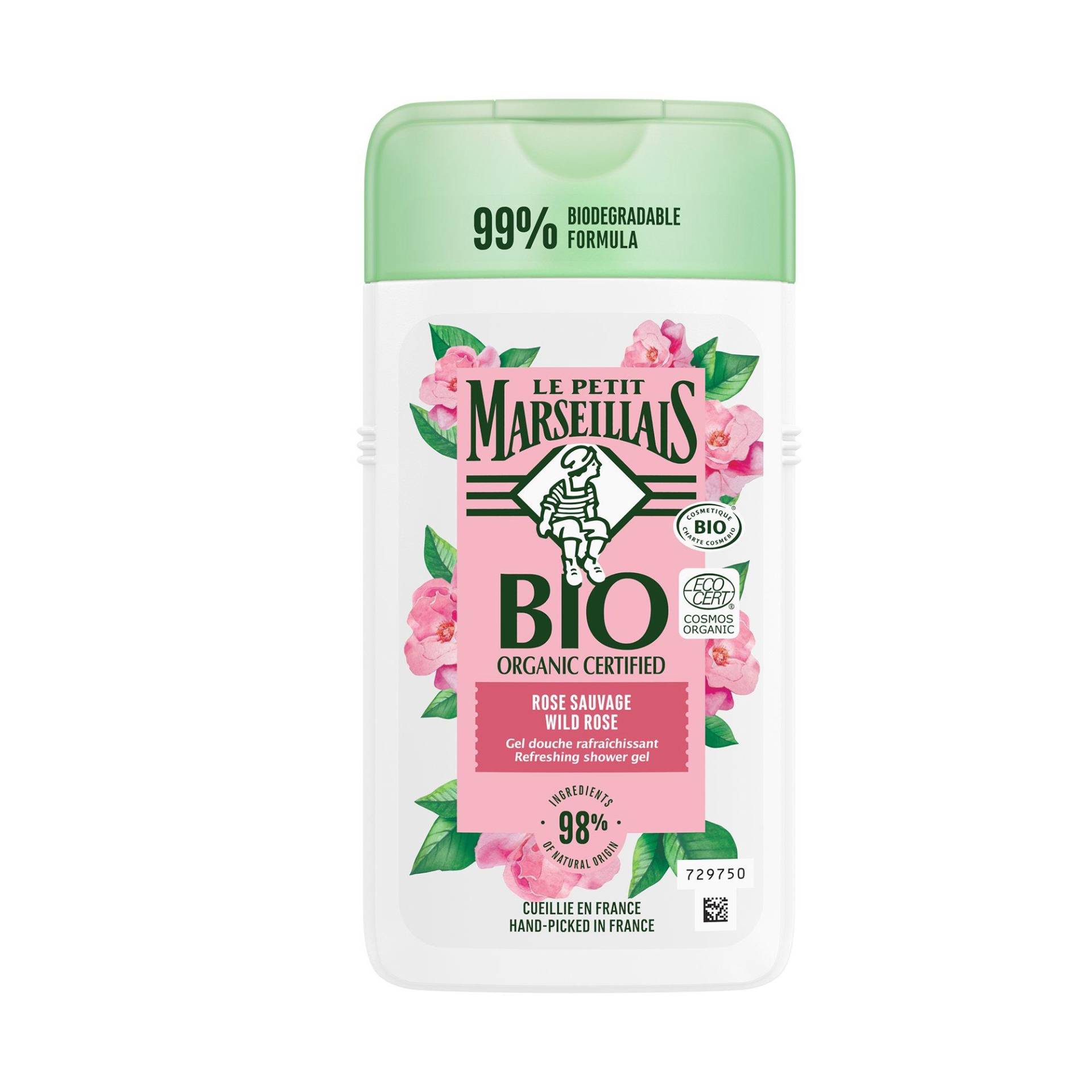 Duschgel Bio Hagebuttenblüte Damen  250ml von LE PETIT MARSEILLAIS