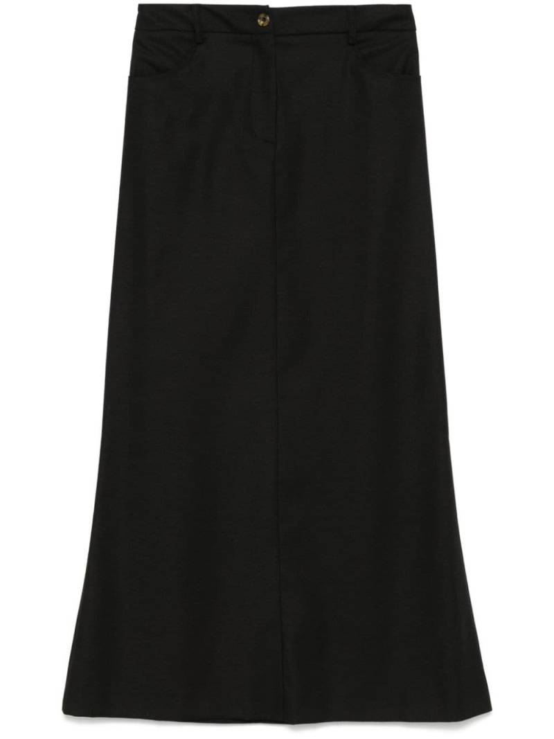 LE SULLY STUDIO twill-weave maxi skirt - Black von LE SULLY STUDIO