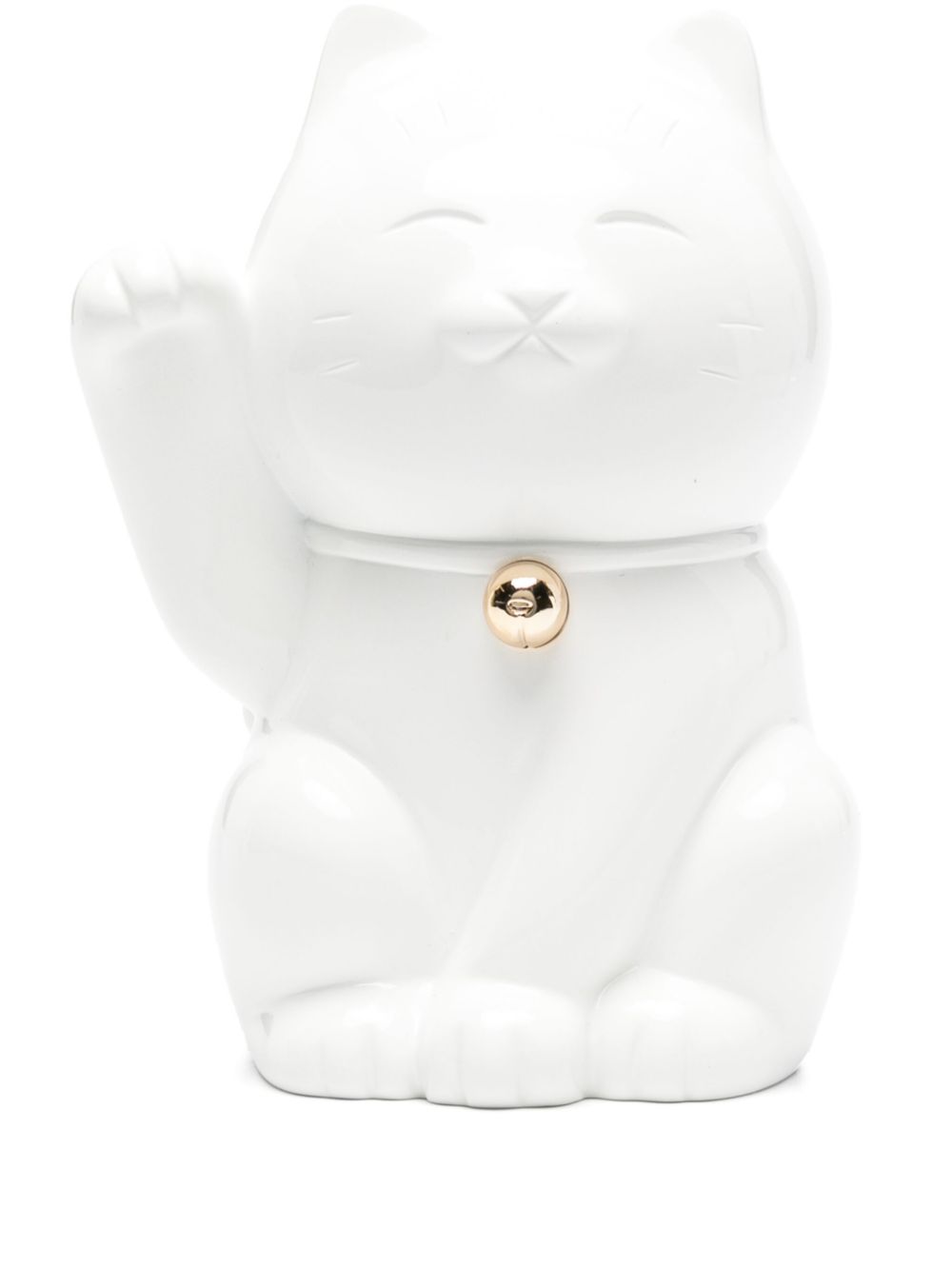 LEBLON DELIENNE Manekineko ceramic sculpture (15cm x 15cm) - White von LEBLON DELIENNE