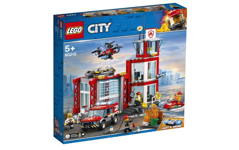 LEGO® Spielbausteine »City Feuerwehr-Station 60215«, (509 St.) von lego®