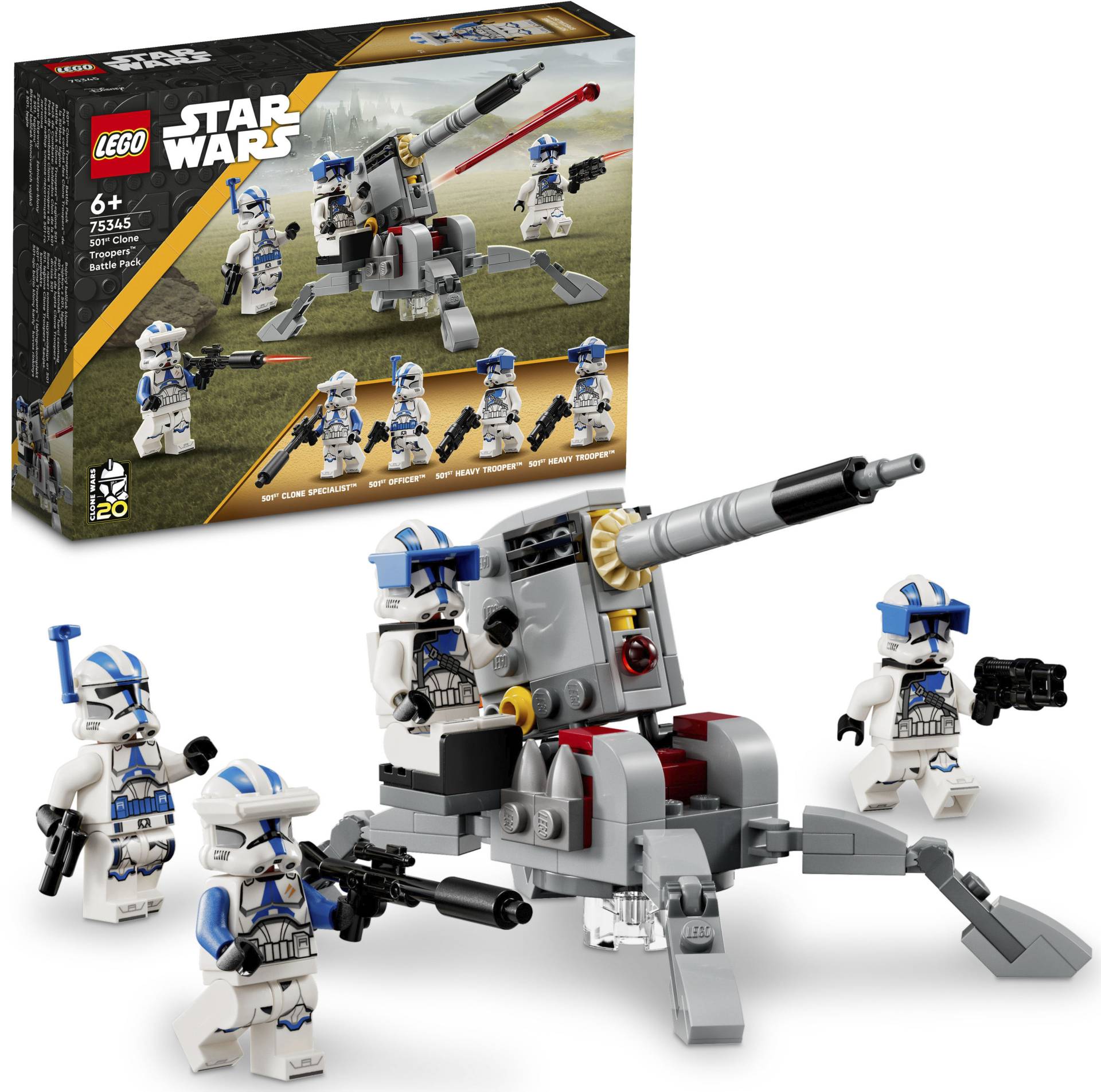 LEGO® Konstruktionsspielsteine »501st Clone Troopers™ Battle Pack (75345), LEGO® Star Wars™«, Made in Europe von lego®