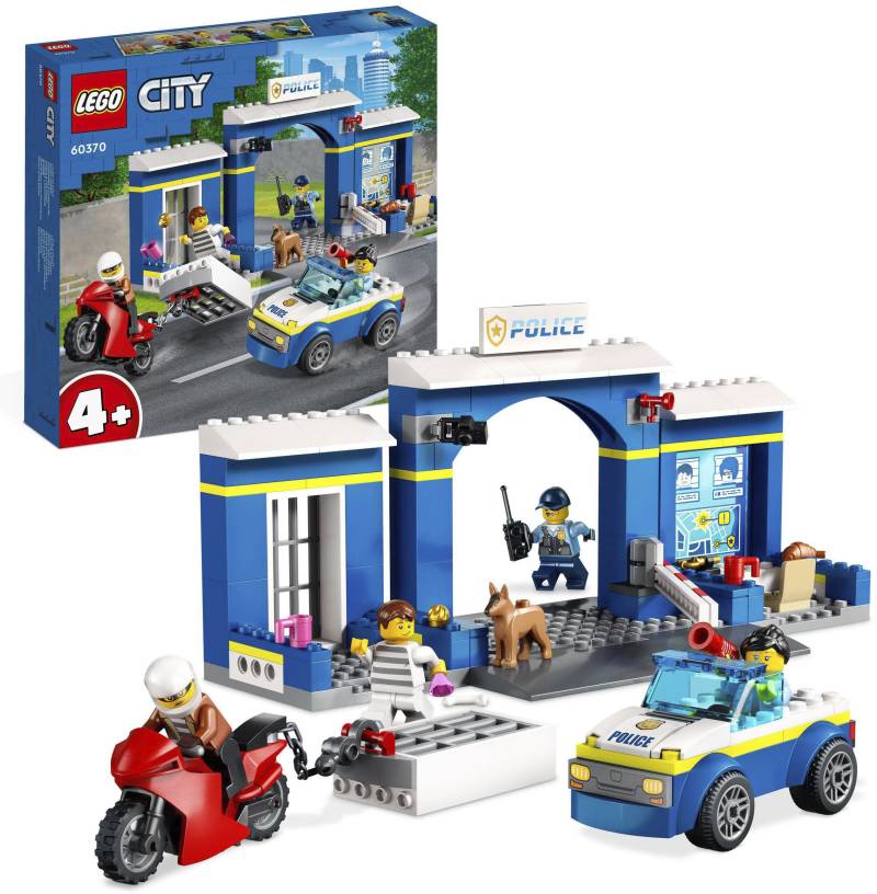 LEGO® Konstruktionsspielsteine »Ausbruch aus der Polizeistation (60370), LEGO® City«, (172 St.), Made in Europe von lego®