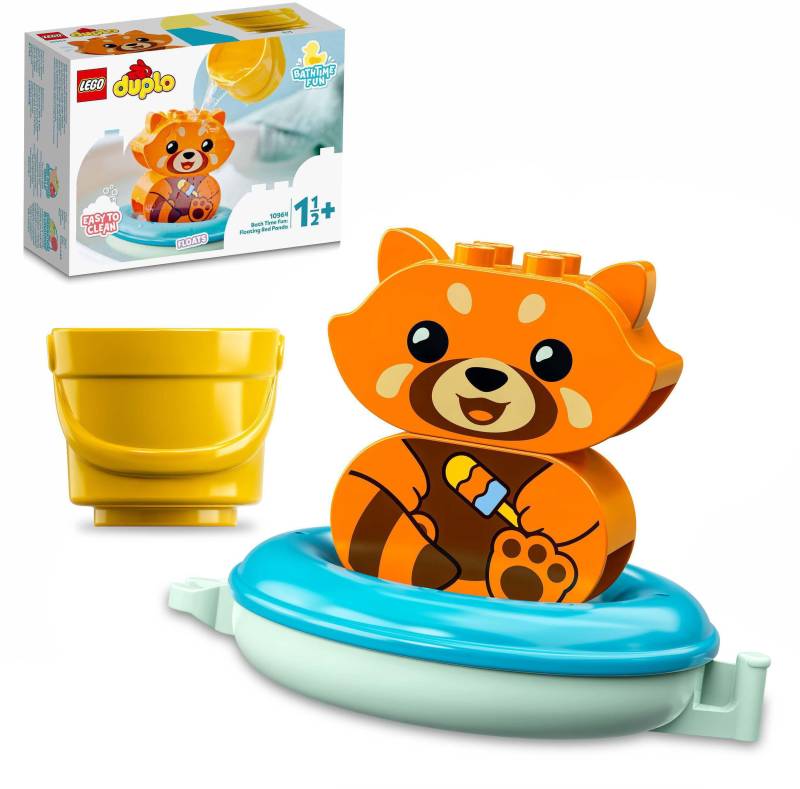 LEGO® Konstruktionsspielsteine »Badewannenspass: Schwimmender Panda (10964), LEGO® DUPLO«, (5 St.), Badewannenspielzeug von lego®