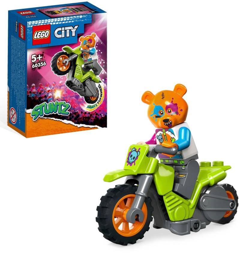 LEGO® Konstruktionsspielsteine »Bären-Stuntbike (60356), LEGO® City«, (10 St.), Made in Europe von lego®