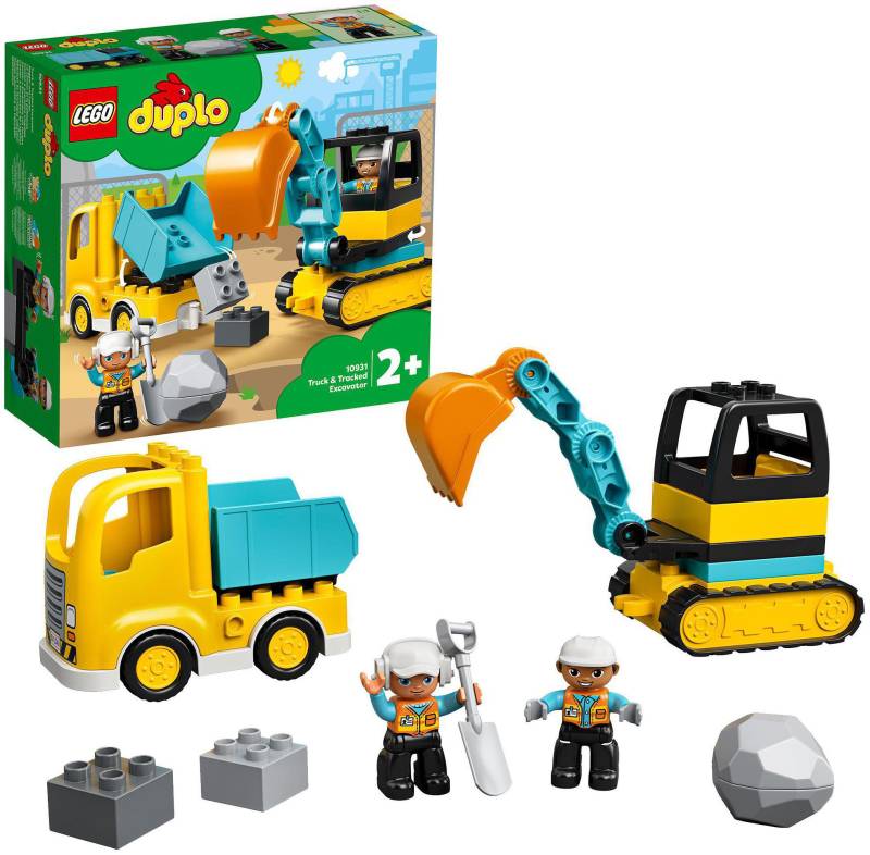 LEGO® Konstruktionsspielsteine »Bagger und Laster (10931), LEGO® DUPLO® Town«, (20 St.) von lego®