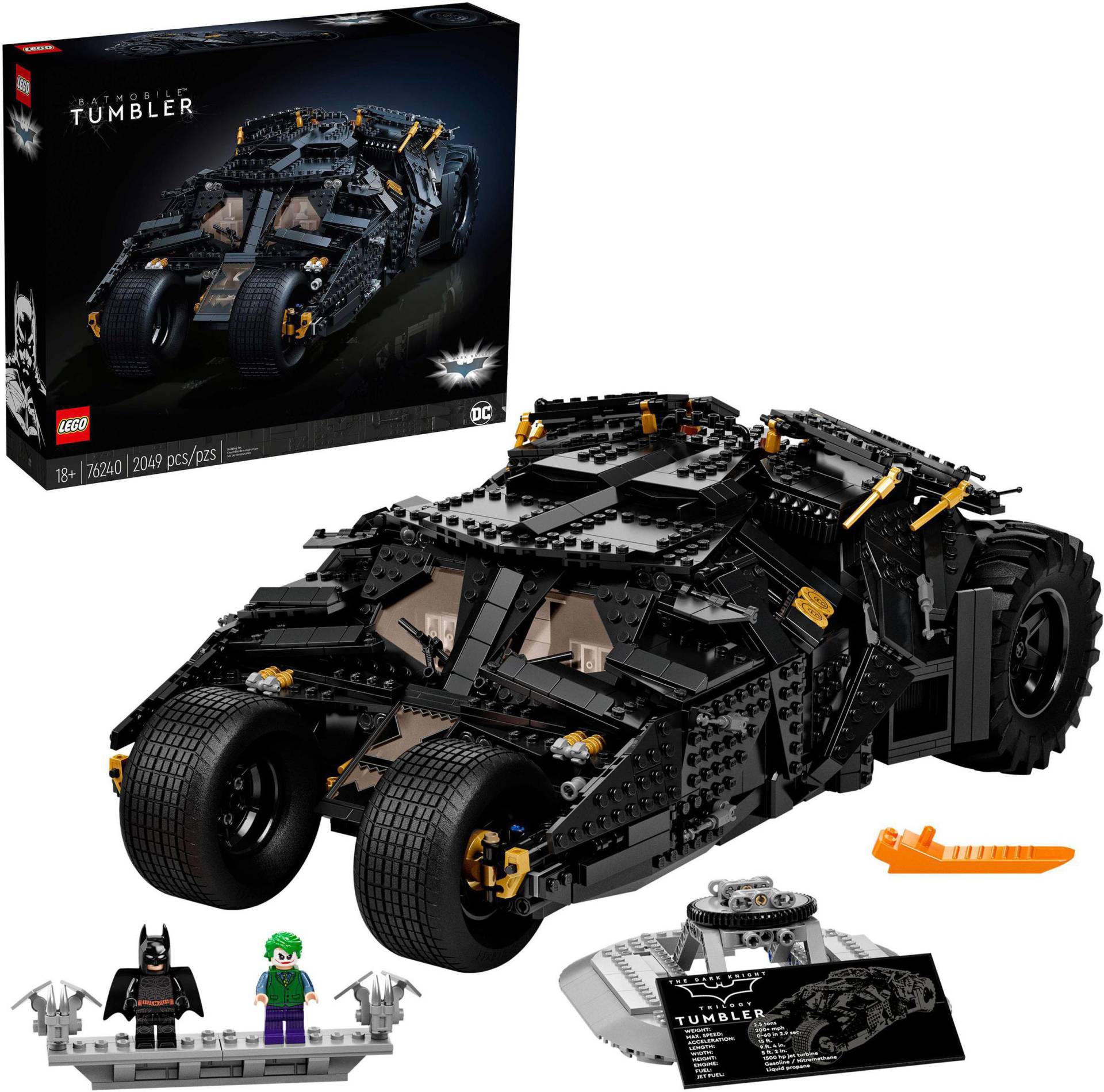 LEGO® Konstruktionsspielsteine »Ba™obile™ Tumbler (76240) LEGO® Super Heroes«, (2049 St.), Made in Europe von lego®