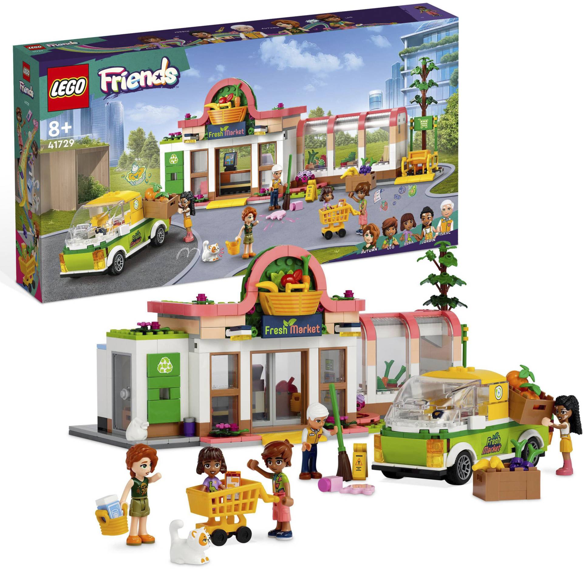 LEGO® Konstruktionsspielsteine »Bio-Laden (41729), LEGO® Friends«, (830 St.), Made in Europe von lego®