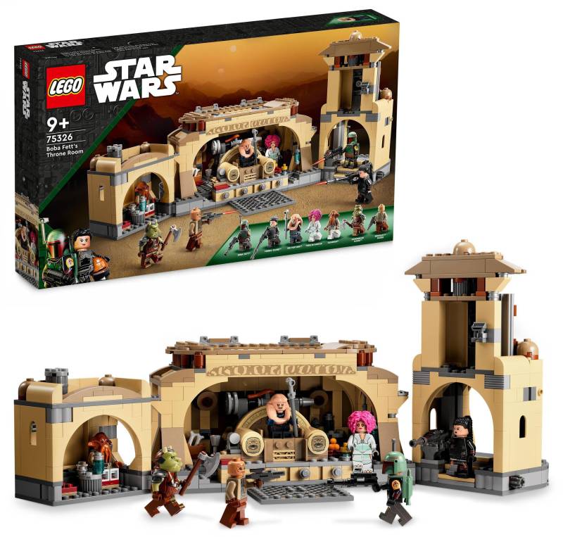 LEGO® Konstruktionsspielsteine »Boba Fetts Thronsaal (75326), LEGO® Star Wars™«, (732 St.), Made in Europe von lego®