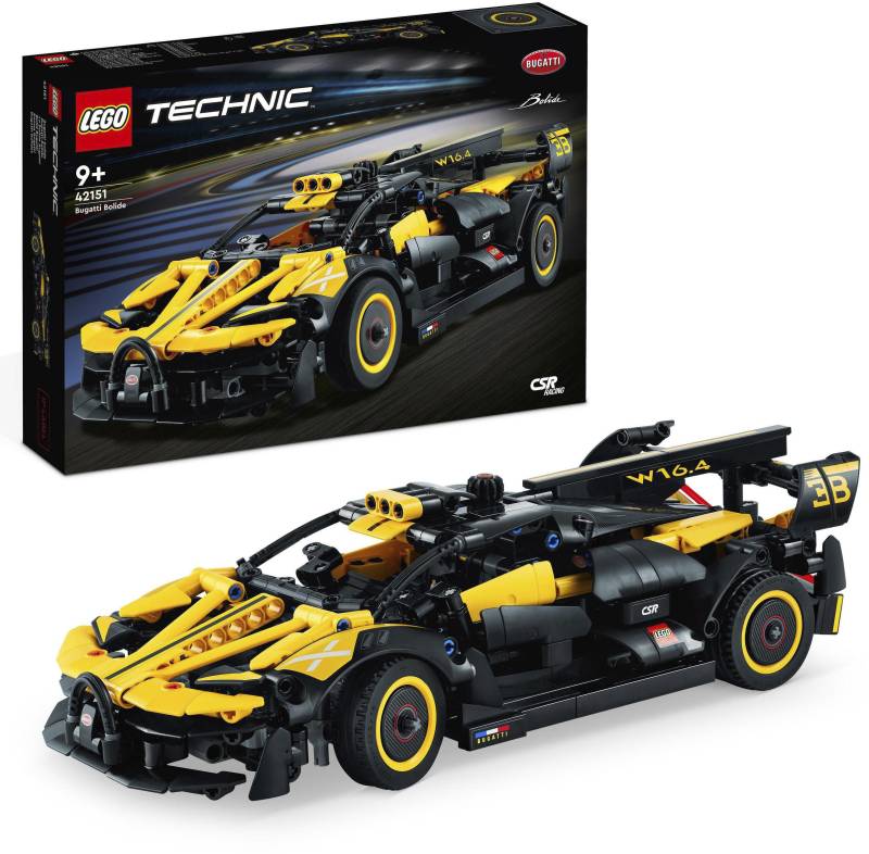 LEGO® Konstruktionsspielsteine »Bugatti-Bolide (42151), LEGO® Technic«, (905 St.), Made in Europe von lego®