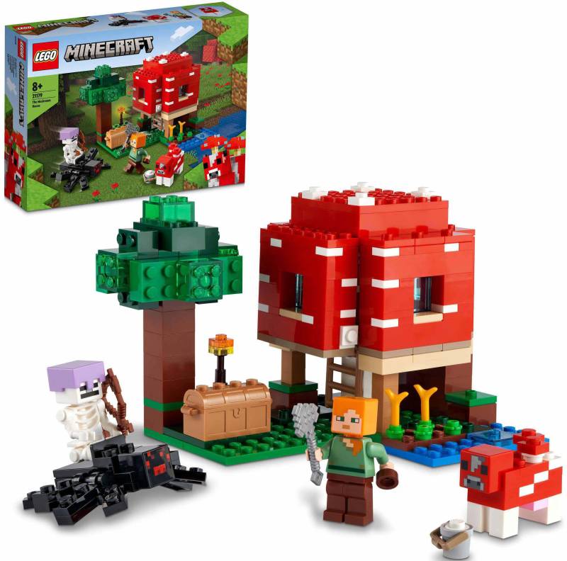 LEGO® Konstruktionsspielsteine »Das Pilzhaus (21179), LEGO® Minecraft™«, (272 St.) von lego®