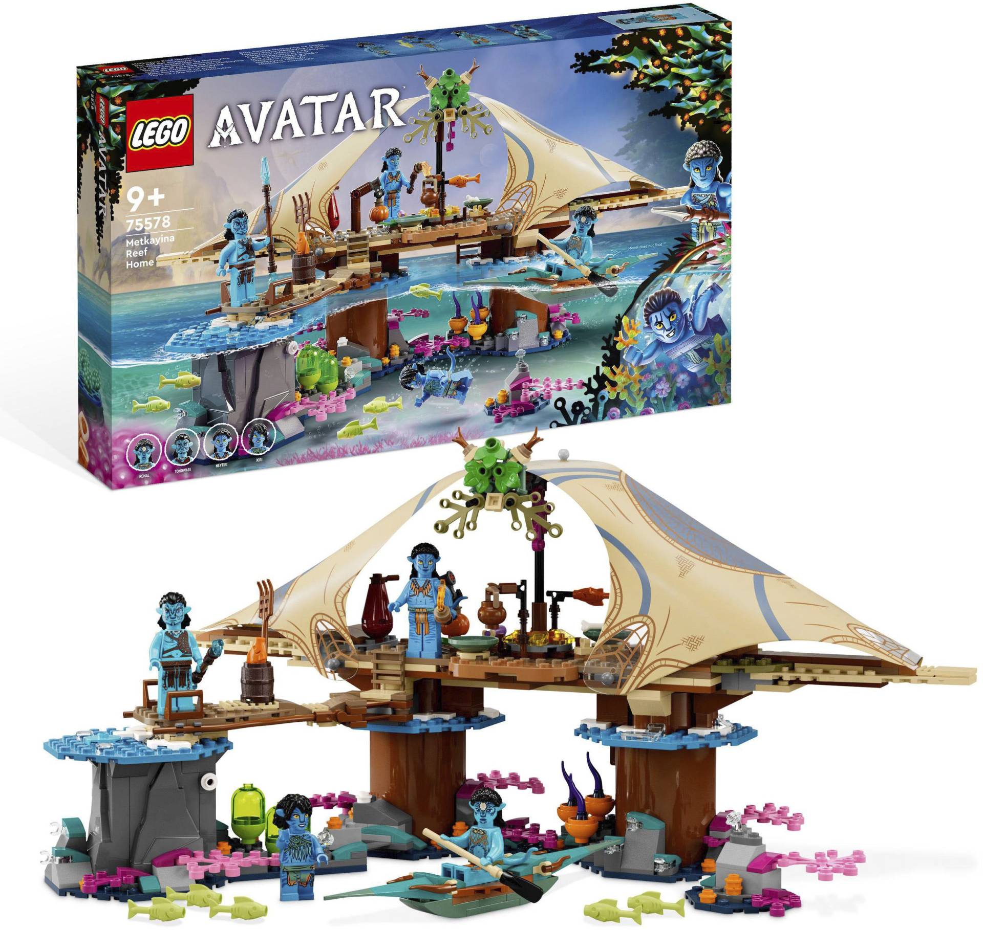 LEGO® Konstruktionsspielsteine »Das Riff der Metkayina (75578), LEGO® Avatar«, (528 St.), Made in Europe von lego®