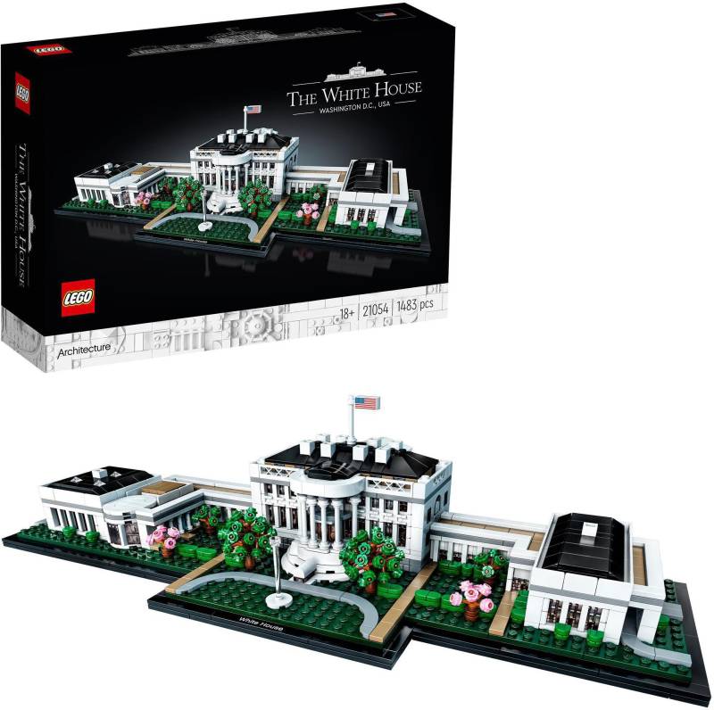 LEGO® Konstruktionsspielsteine »Das Weisse Haus (21054), LEGO® Architecture«, (1483 St.), Made in Europe von lego®