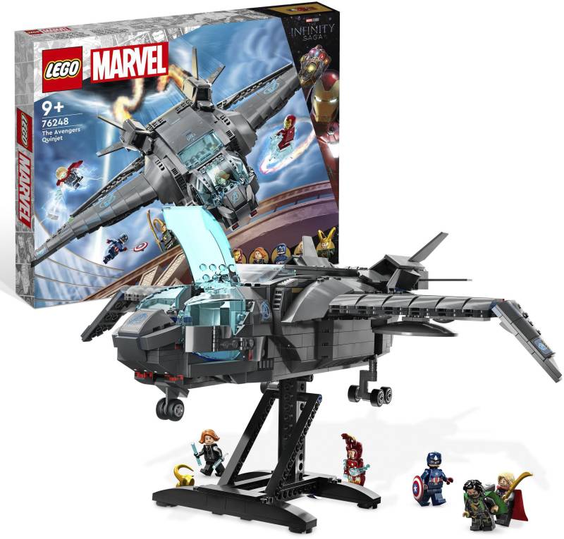 LEGO® Konstruktionsspielsteine »Der Quinjet der Avengers (76248), LEGO® Marvel«, (795 St.), Made in Europe von lego®