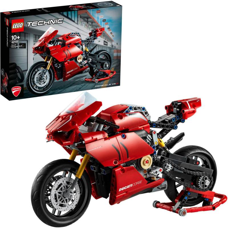 LEGO® Konstruktionsspielsteine »Ducati Panigale V4 R (42107), LEGO® Technic«, (646 St.), Made in Europe von lego®