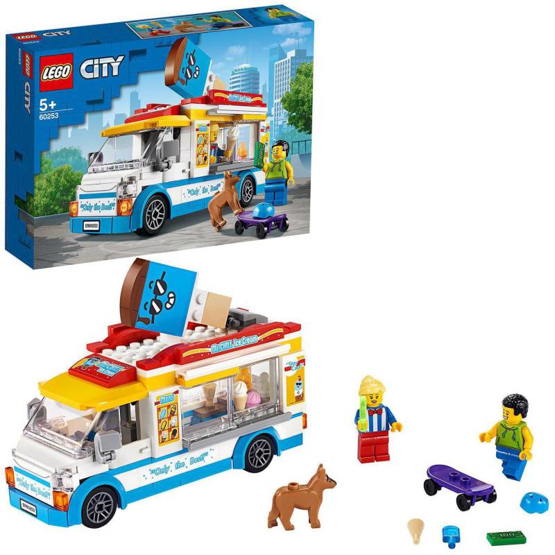 LEGO® Konstruktionsspielsteine »Eiswagen (60253), LEGO® City Great Vehicles«, (200 St.), Made in Europe von lego®