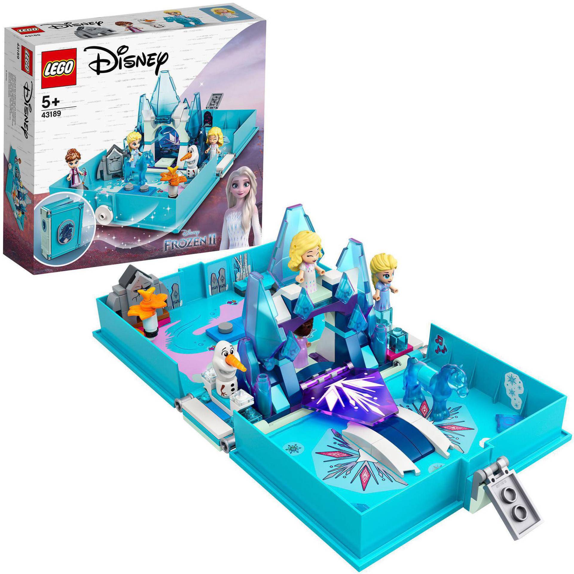 LEGO® Konstruktionsspielsteine »Elsas Märchenbuch (43189), LEGO® Disney Frozen«, (125 St.), Made in Europe von lego®