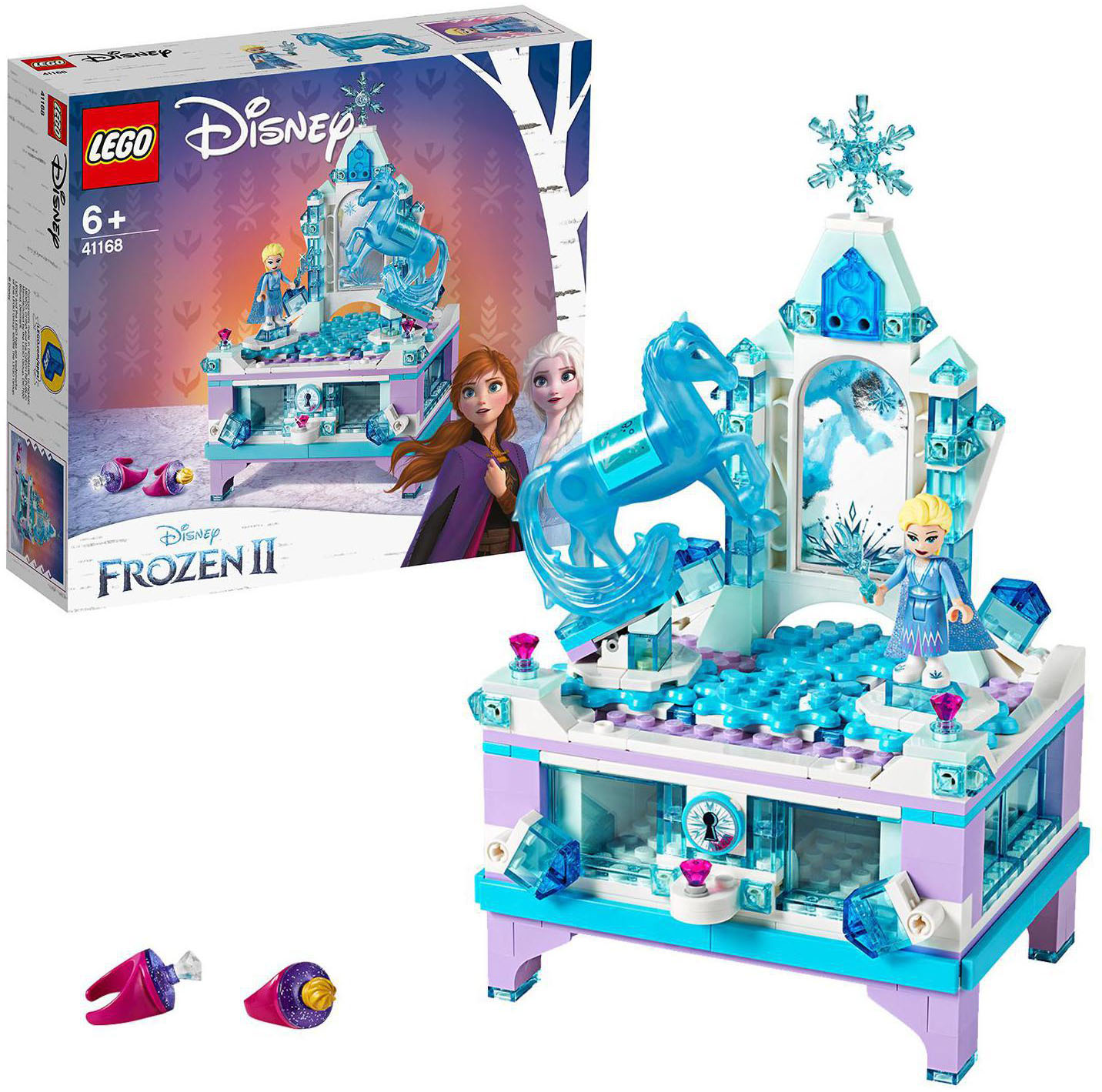 LEGO® Konstruktionsspielsteine »Elsas Schmuckkästchen (41168), LEGO® Disney Princess«, (300 St.) von lego®