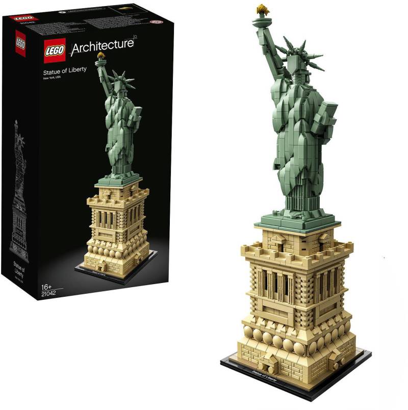 LEGO® Konstruktionsspielsteine »Freiheitsstatue (21042), LEGO® Architecture«, (1685 St.), Made in Europe von lego®