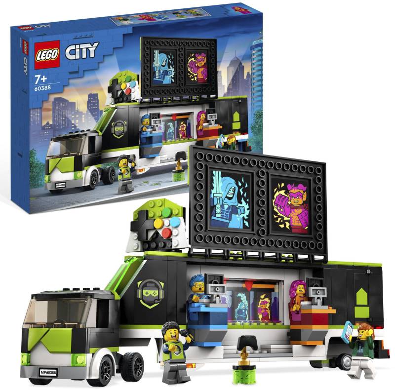 LEGO® Konstruktionsspielsteine »Gaming Turnier Truck (60388), LEGO® City«, (344 St.), Made in Europe von lego®