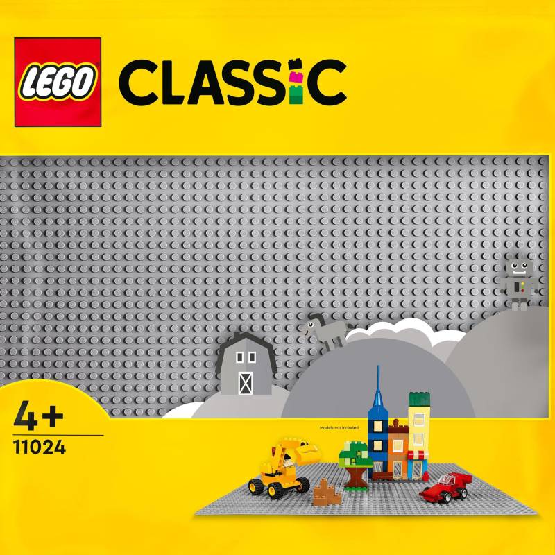 LEGO® Konstruktionsspielsteine »Graue Bauplatte (11024), LEGO® Classic«, (1 St.), Made in Europe von lego®