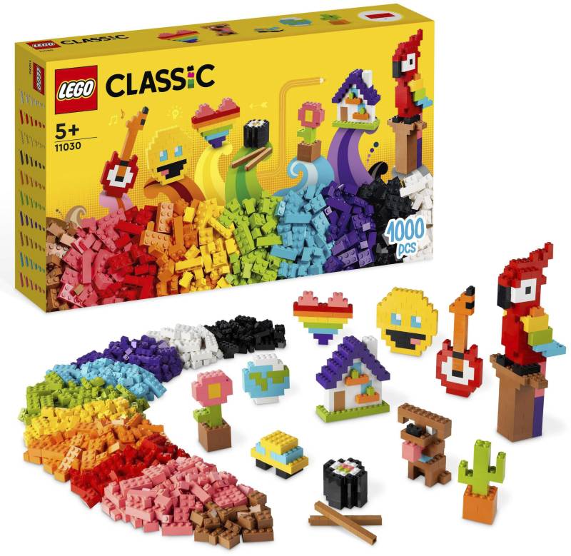 LEGO® Konstruktionsspielsteine »Grosses Kreativ-Bauset (11030), LEGO® Classic«, (1000 St.) von lego®