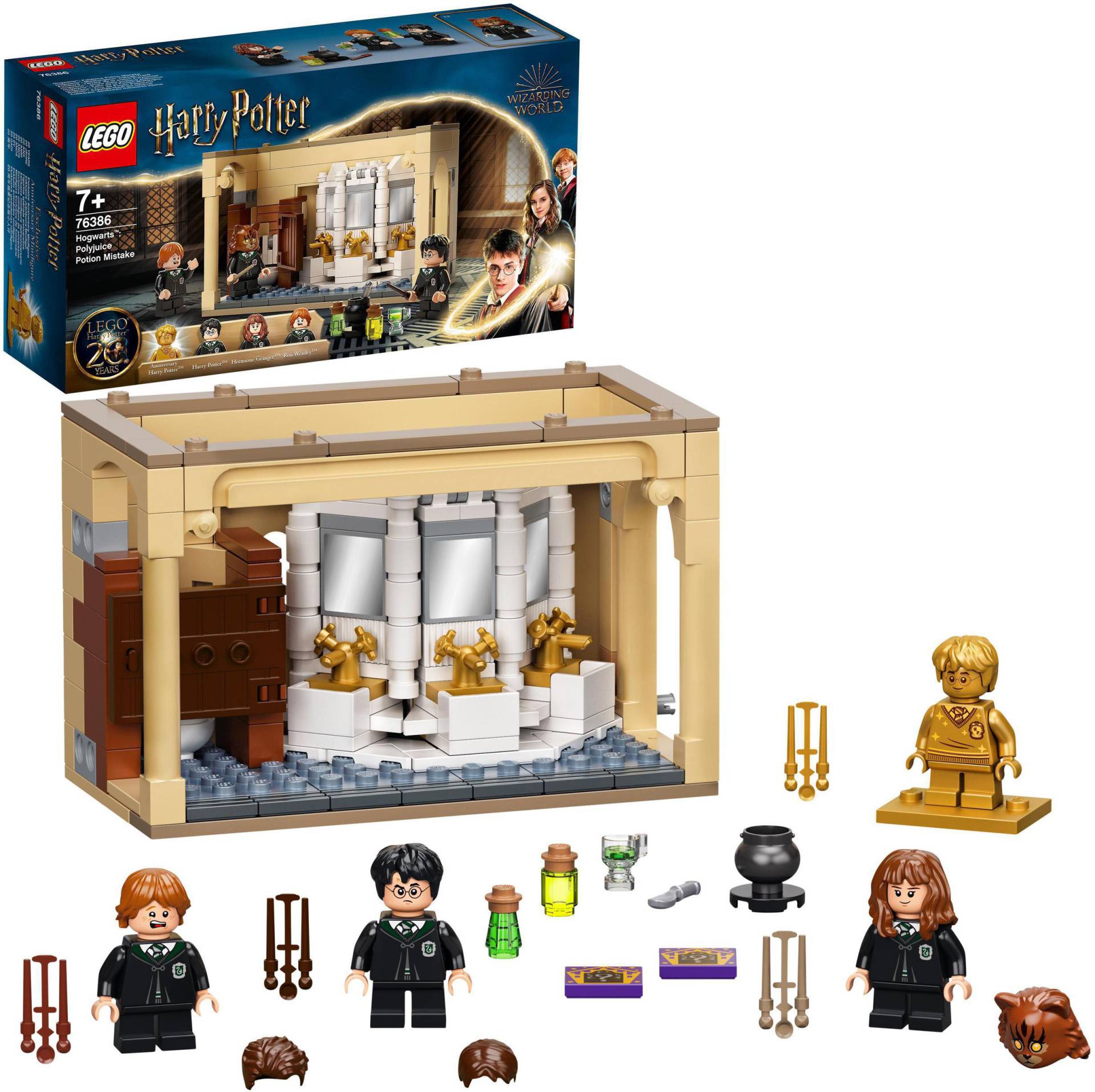 LEGO® Konstruktionsspielsteine »Hogwarts™: Misslungener Vielsaft-Trank (76386), LEGO® Harry Potter™«, (217 St.), Made in Europe von lego®