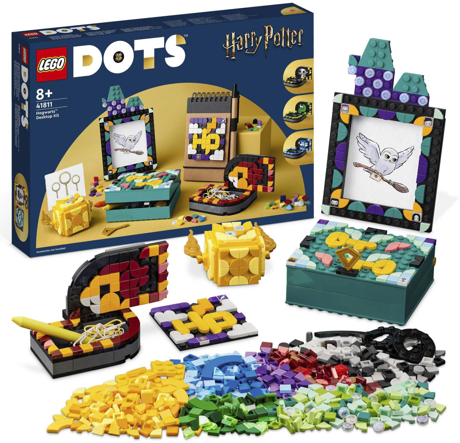 LEGO® Konstruktionsspielsteine »Hogwarts Schreibtisch-Set (41811), LEGO® DOTS«, (856 St.), Harry Potter von lego®