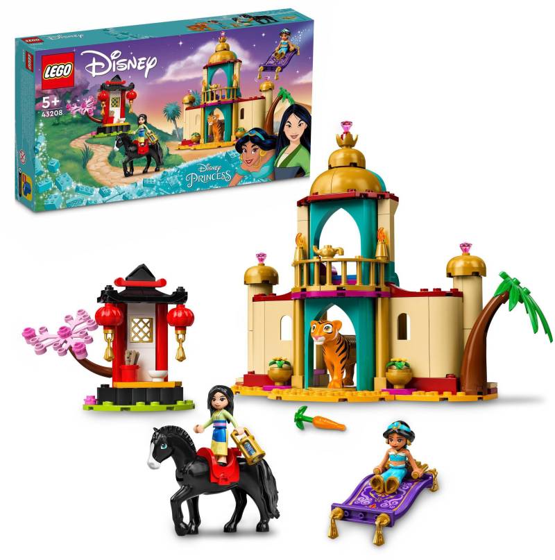 LEGO® Konstruktionsspielsteine »Jasmins und Mulans Abenteuer (43208), LEGO® Disney«, (176 St.) von lego®