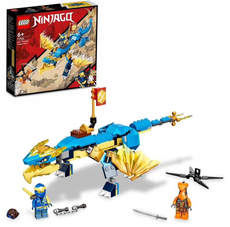 LEGO® Konstruktionsspielsteine »Jays Donnerdrache EVO (71760), LEGO® NINJAGO®«, (140 St.) von lego®