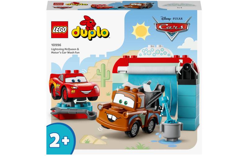 LEGO® Konstruktionsspielsteine »L. McQueen & Mater in Waschanlage«, (29 St.) von lego®