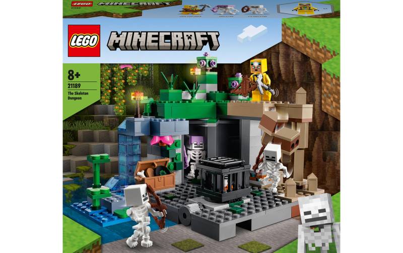 LEGO® Konstruktionsspielsteine »LEGO Minecraft Das Skelettverlies«, (364 St.) von lego®