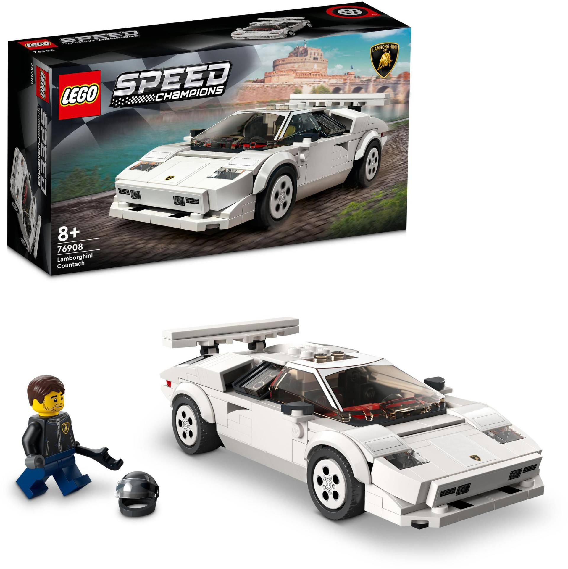 LEGO® Konstruktionsspielsteine »Lamborghini Countach (76908), LEGO® Speed Champions«, (262 St.), Made in Europe von lego®