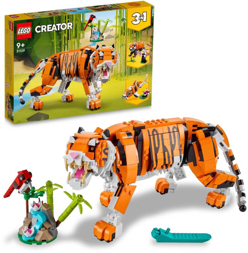 LEGO® Konstruktionsspielsteine »Majestätischer Tiger (31129), LEGO® Creator 3in1«, (755 St.) von lego®