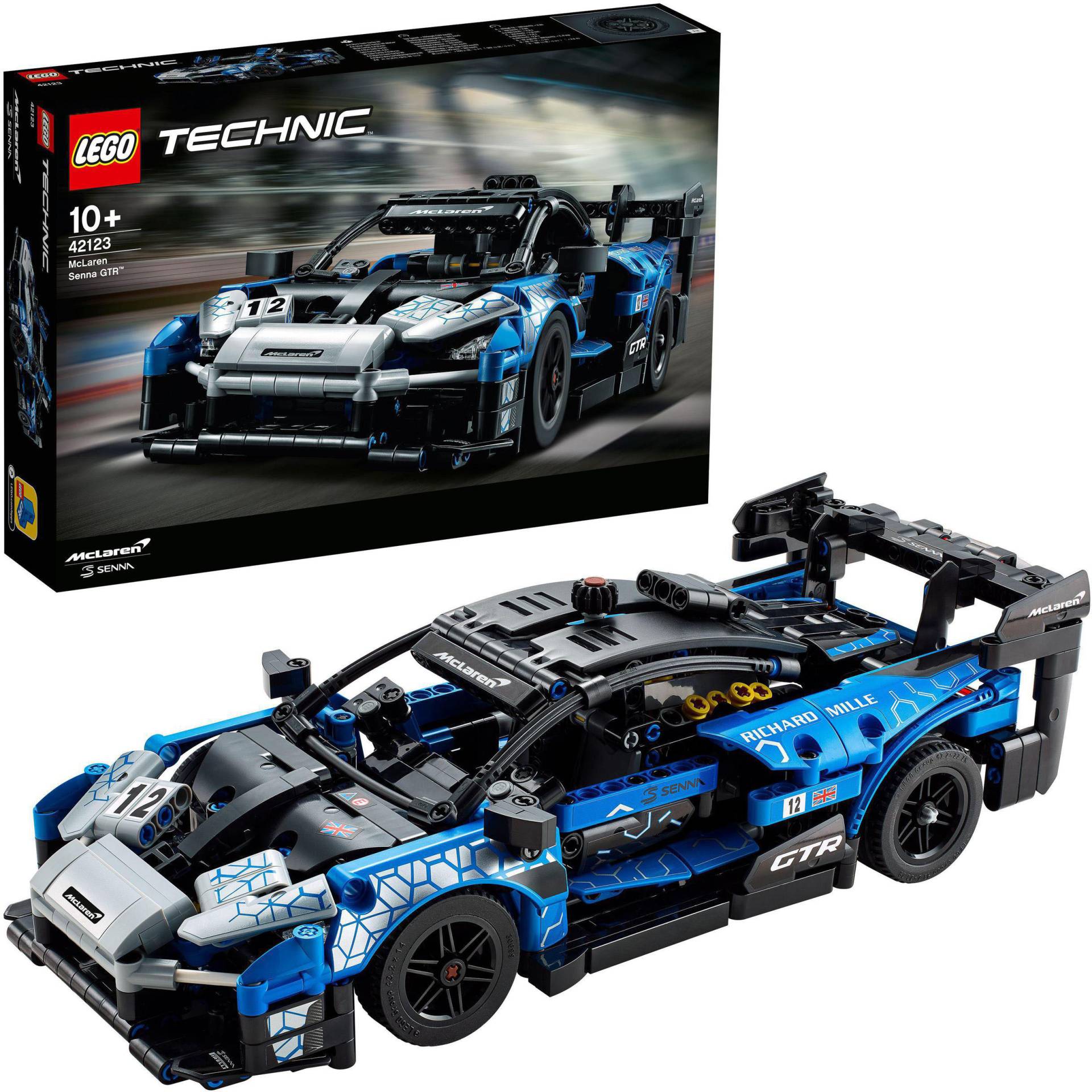 LEGO® Konstruktionsspielsteine »McLaren Senna GTR™ (42123), LEGO® Technic«, (830 St.), Made in Europe von lego®