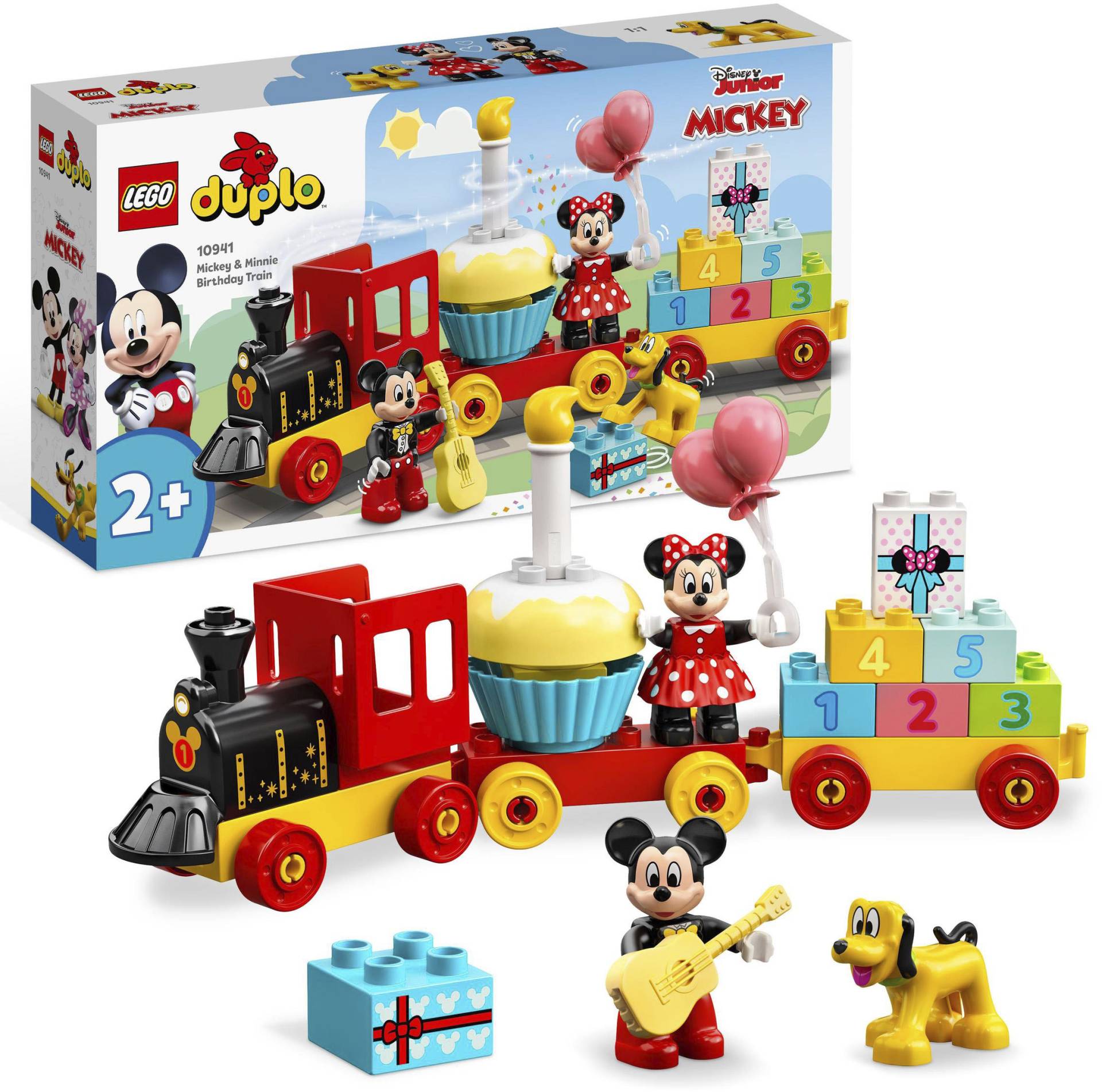 LEGO® Konstruktionsspielsteine »Mickys und Minnies Geburtstagszug (10941), LEGO® DUPLO® Disney™«, (22 St.), Made in Europe von lego®