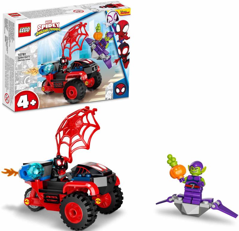 LEGO® Konstruktionsspielsteine »Miles Morales: Spider-Mans Techno-Trike (10781), LEGO® Marvel«, (59 St.) von lego®