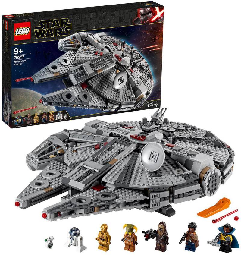 LEGO® Konstruktionsspielsteine »Millennium Falcon™ (75257), LEGO® Star Wars™«, (1353 St.), Made in Europe von lego®