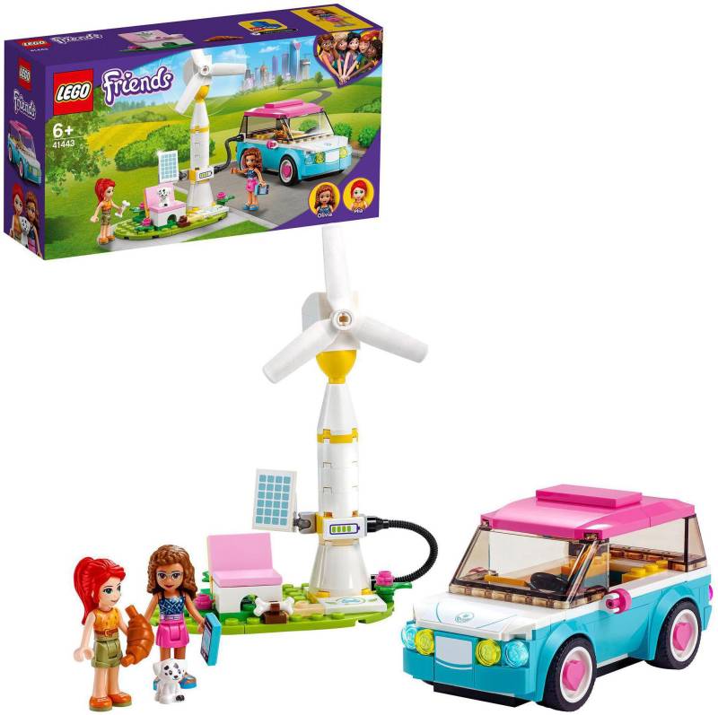 LEGO® Konstruktionsspielsteine »Olivias Elektroauto (41443), LEGO® Friends«, (183 St.), Made in Europe von lego®