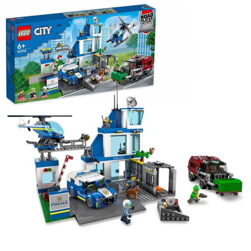 LEGO® Konstruktionsspielsteine »Polizeistation (60316), LEGO® City«, (668 St.) von lego®