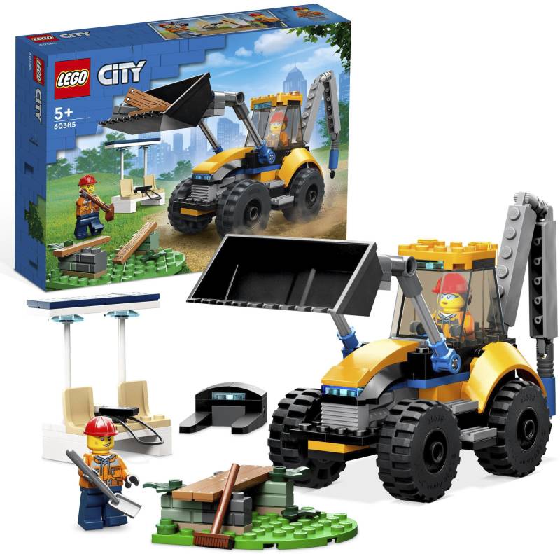 LEGO® Konstruktionsspielsteine »Radlader (60385), LEGO® City«, (148 St.), Made in Europe von lego®