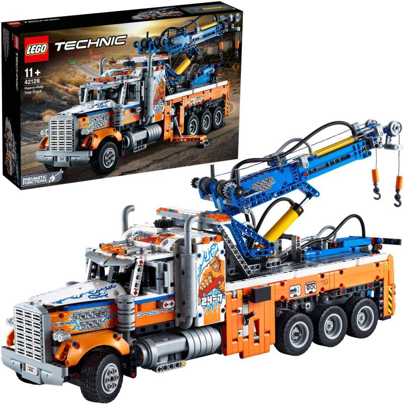 LEGO® Konstruktionsspielsteine »Schwerlast-Abschleppwagen (42128), LEGO® Technic«, (2017 St.), Made in Europe von lego®